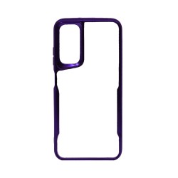 Capa Duro Transparente Para Samsung Galaxy A15 Roxo