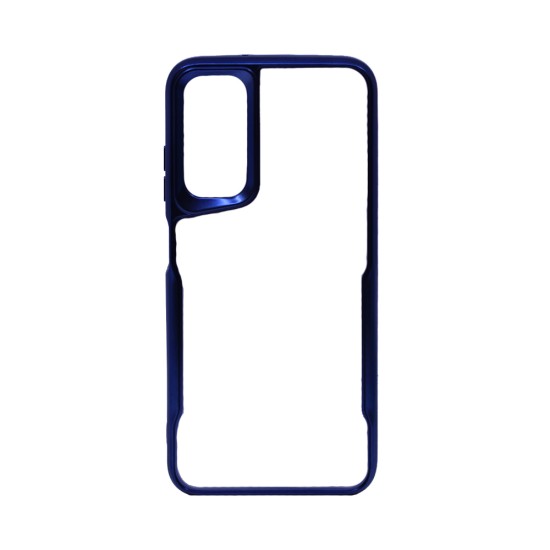 Transparent Hard Case for Samsung Galaxy A15 Blue