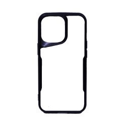 Capa Duro Transparente Para Apple iPhone 15 Pro Max Preto