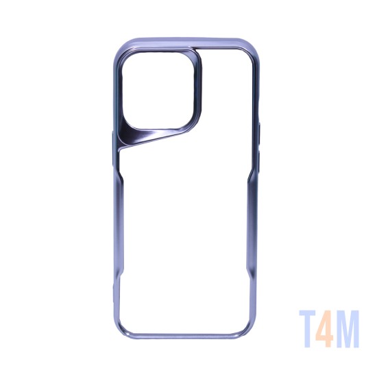 Capa Duro Transparente Para Apple iPhone 12 Pro Max Prata