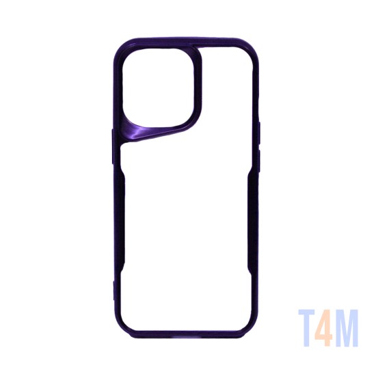 Transparent Hard Case for Apple iPhone 12 Pro Max Purple