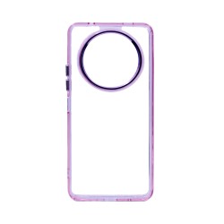 Capa de Silicone Transparente para Xiaomi Redmi A3 Rosa