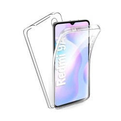 Capa de Silicone 360º para Xiaomi Redmi 9A Transparente