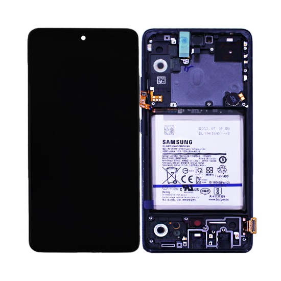 Touch+Display+Frame Samsung Galaxy A51 5G 2020/A516 (Con Batería) Service Pack Preto