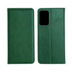 Leather Flip Cover with Internal Pocket For Samsung Galaxy A52/A52S Green
