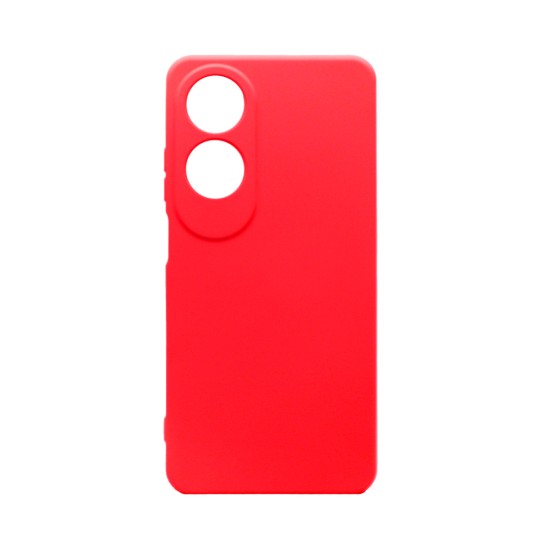 Silicone Case with Camera Shield for Oppo A60 Red