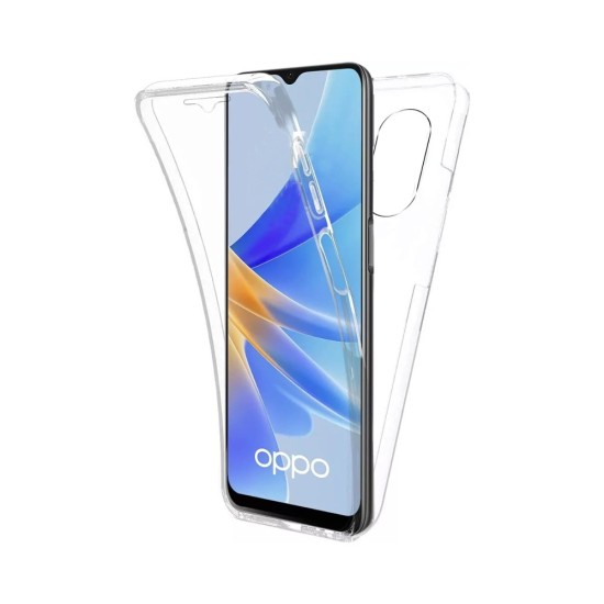 360º Silicon Case for Oppo A38 4G Transparent