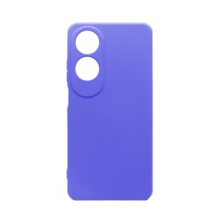 Capa de Silicone com Moldura de Câmera para Oppo A60 Roxo