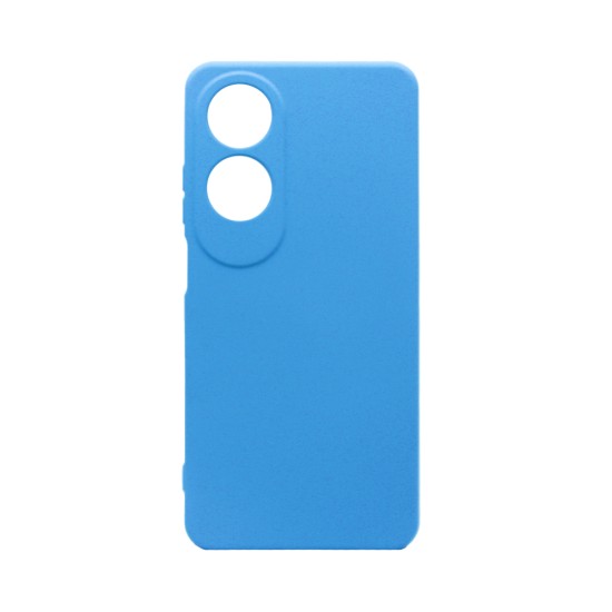 Silicone Case with Camera Shield for Oppo A60 Blue