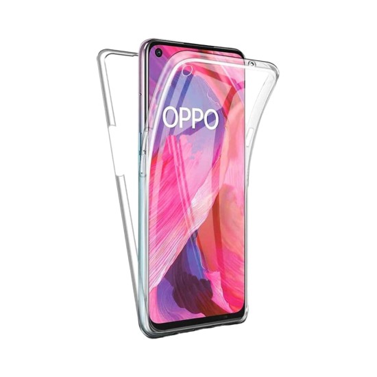 360º Silicon Case for Oppo A53 4G/A32 4G Transparent