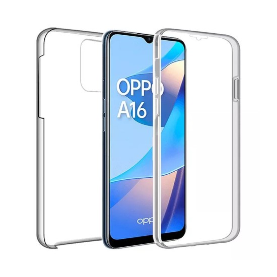 360º Silicon Case for Oppo A16/A16S Transparent