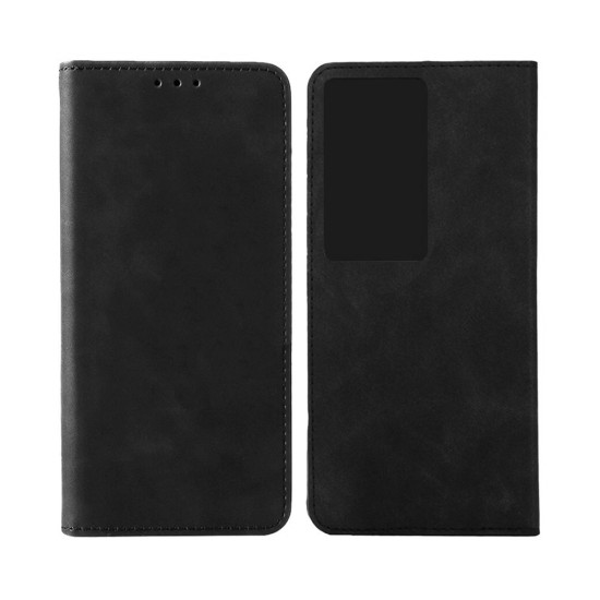 Leather Flip Cover with Internal Pocket For Oppo Reno11 F Black