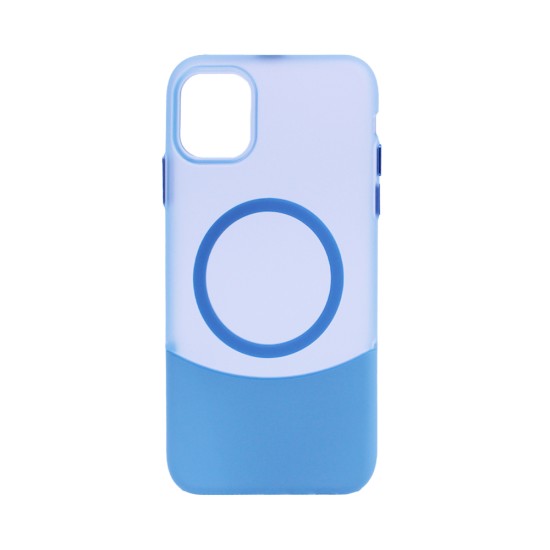 Designer Magnetic Sillicone Case for Apple iPhone 15 Blue