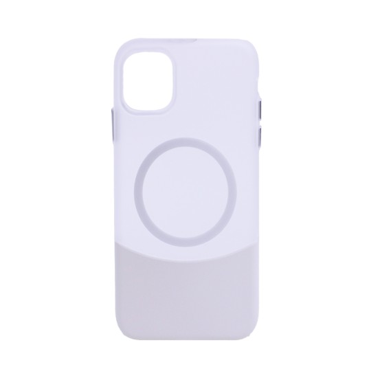 Designer Magnetic Sillicone Case for Apple iPhone 11 White