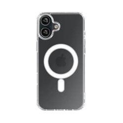 Funda de Silicona Magnética para Apple iPhone 16 Plus Transparente Funda de Silicona Magnética para Apple iPhone 16 Plus Transparente