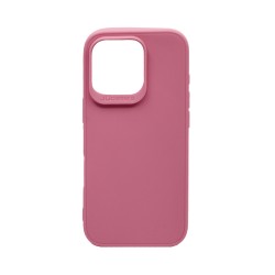 Capa de Silicone Mole para Apple iPhone 16 Pro Max Rosa