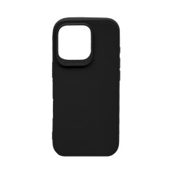 Capa de Silicone Mole para Apple iPhone 16 Pro Max Preto