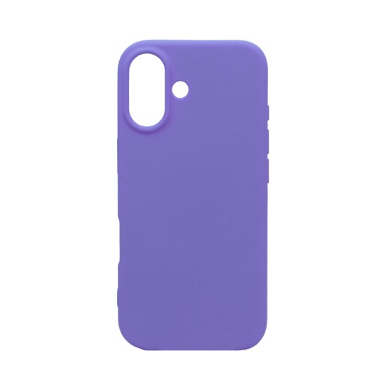 Silicone Case for Apple iPhone 16 Plus Purple