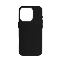 Funda de Silicona para Apple iPhone 16 Pro Max Negro Funda de Silicona para Apple iPhone 16 Pro Max Negro