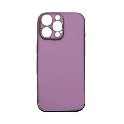 Capa de Silicone Designer com Moldura de Câmera para Apple iPhone 16 Pro Max Rosa