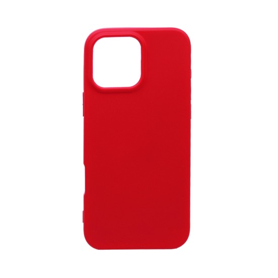 Silicone Case for Apple iPhone 16 Pro Max Red