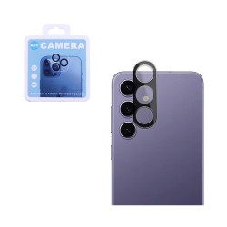 Protector de Lente de Cámara de Vidrio Templado para Samsung Galaxy S24 Plus Negro Protector de Lente de Cámara de Vidrio Templado para Samsung Galaxy S24 Plus Negro