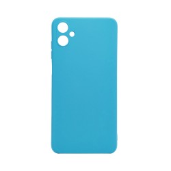 Funda de Silicona con Marco de Cámara para Samsung Galaxy A06 Azul Funda de Silicona con Marco de Cámara para Samsung Galaxy A06 Azul