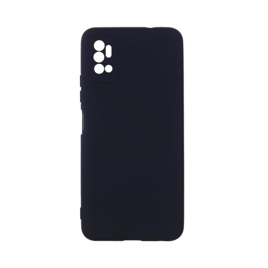 Silicone Case with Camera Shield for ZTE Blade A71 2021 Black