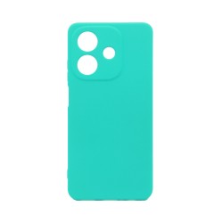 Silicone Case with Camera Shield for Oppo A40 Sea Green