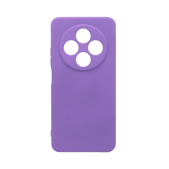 Capa de Silicone com Moldura de Câmera para Xiaomi Redmi 14C Roxo