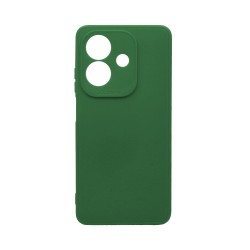 Funda de Silicona Suave con Marco de Cámara para Oppo A40 Verde Oscuro Funda de Silicona Suave con Marco de Cámara para Oppo A40 Verde Oscuro