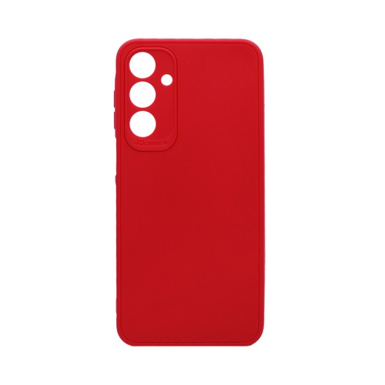 Capa de Silicone Macio com Moldura de Câmera para Samsung Galaxy A16 Vermelho