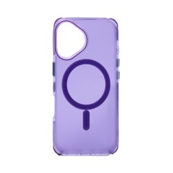 Funda de Silicona Diseño Magnética para Apple iPhone 16 Púrpura Funda de Silicona Diseño Magnética para Apple iPhone 16 Púrpura