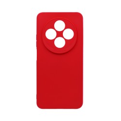 Funda de Silicona Suave con Marco de Cámara para Xiaomi Redmi 14C Rojo Funda de Silicona Suave con Marco de Cámara para Xiaomi Redmi 14C Rojo