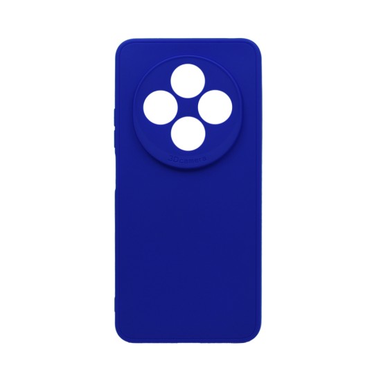 Soft Silicone Case with Camera Shield for Xiaomi Redmi 14C Dark Blue