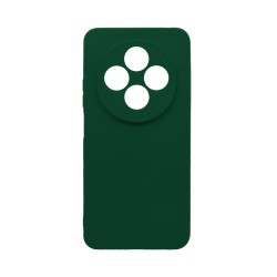 Funda de Silicona Suave con Marco de Cámara para Xiaomi Redmi 14C Verde Oscuro Funda de Silicona Suave con Marco de Cámara para Xiaomi Redmi 14C Verde Oscuro