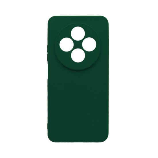 Soft Silicone Case with Camera Shield for Xiaomi Redmi 14C Dark Green