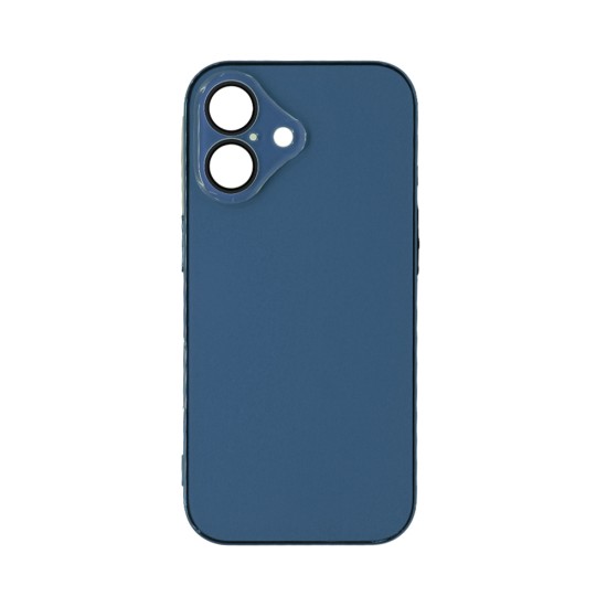 Designer Hard Case with Camera Protection for Apple iPhone 16 Dark Blue