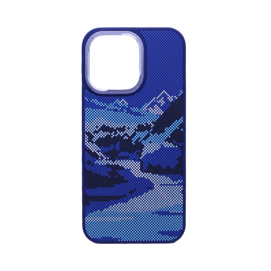 Mountain Design Hard Case for Apple iPhone 16 Pro Blue