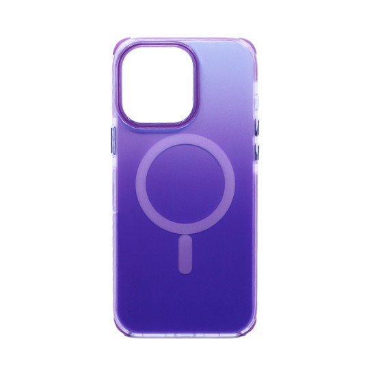 Designer Magnetic Hard Case for Apple iPhone 15 Gradient Purple