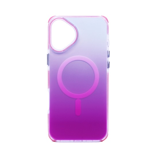 Designer Magnetic Hard Case for Apple iPhone 16 Gradient Pink