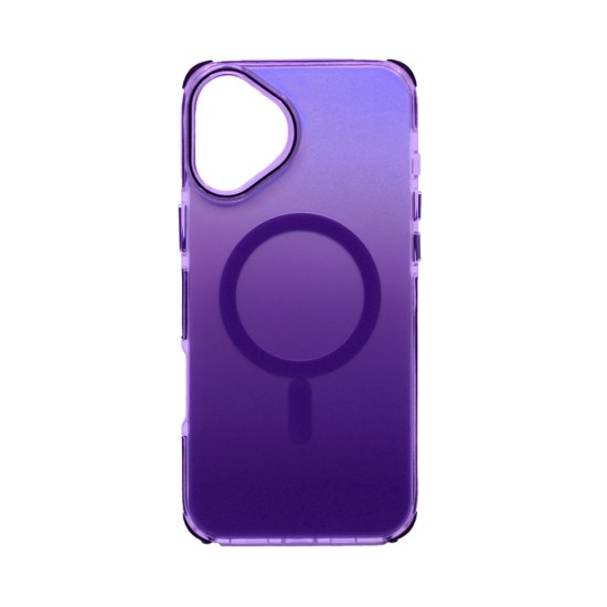 Designer Magnetic Hard Case for Apple iPhone 16 Plus Gradient Purple