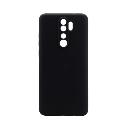 Capa de Silicone com Moldura de Câmera para Xiaomi Redmi Note 8 Pro Preto