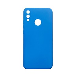 Silicone Case with Camera Shield for Huawei P20 Lite Blue
