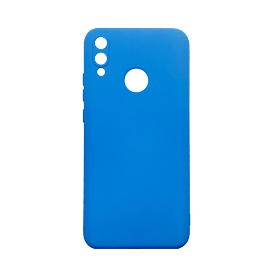 Capa de Silicone com Moldura de Câmera para Huawei P Smart 2019 Azul