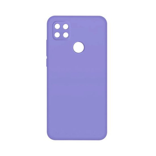 Capa de Silicone com Moldura de Câmera para Xiaomi Redmi 10a/9c Roxo