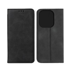 Leather Flip Cover with Internal Pocket For Xiaomi Redmi Note 14 5G Black
