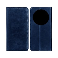 Leather Flip Cover with Internal Pocket for Xiaomi Redmi A3 Pro Blue