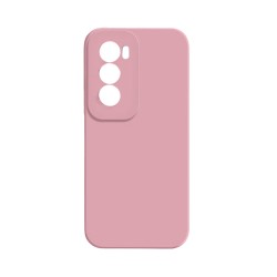 Silicone Case with Camera Shield for Oppo Reno12 Pro Pink