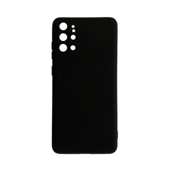 Capa de Silicone com Moldura de Câmera para Samsung Galaxy S20 Plus Preto